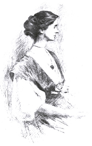 Portrait of Mina Benson Hubbard by Joseph Syddall