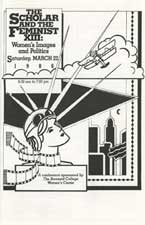Scholar & Feminist 1986 Program cover