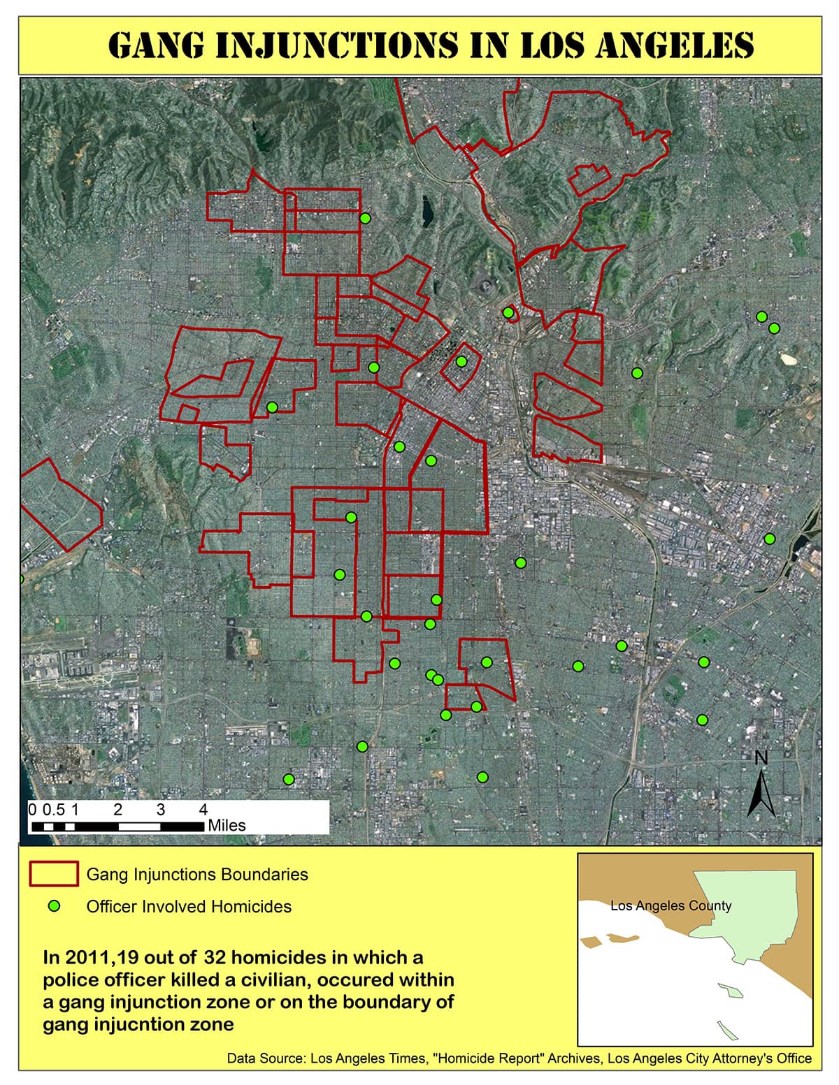 Mapping Police Violence In Los Angeles