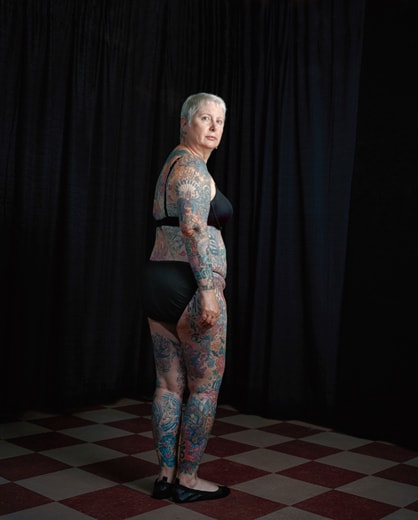 Lina Bertucci Sue, 59, Artist & Art Teacher From the series Women in the Tattoo Subculture Photograph, 2007